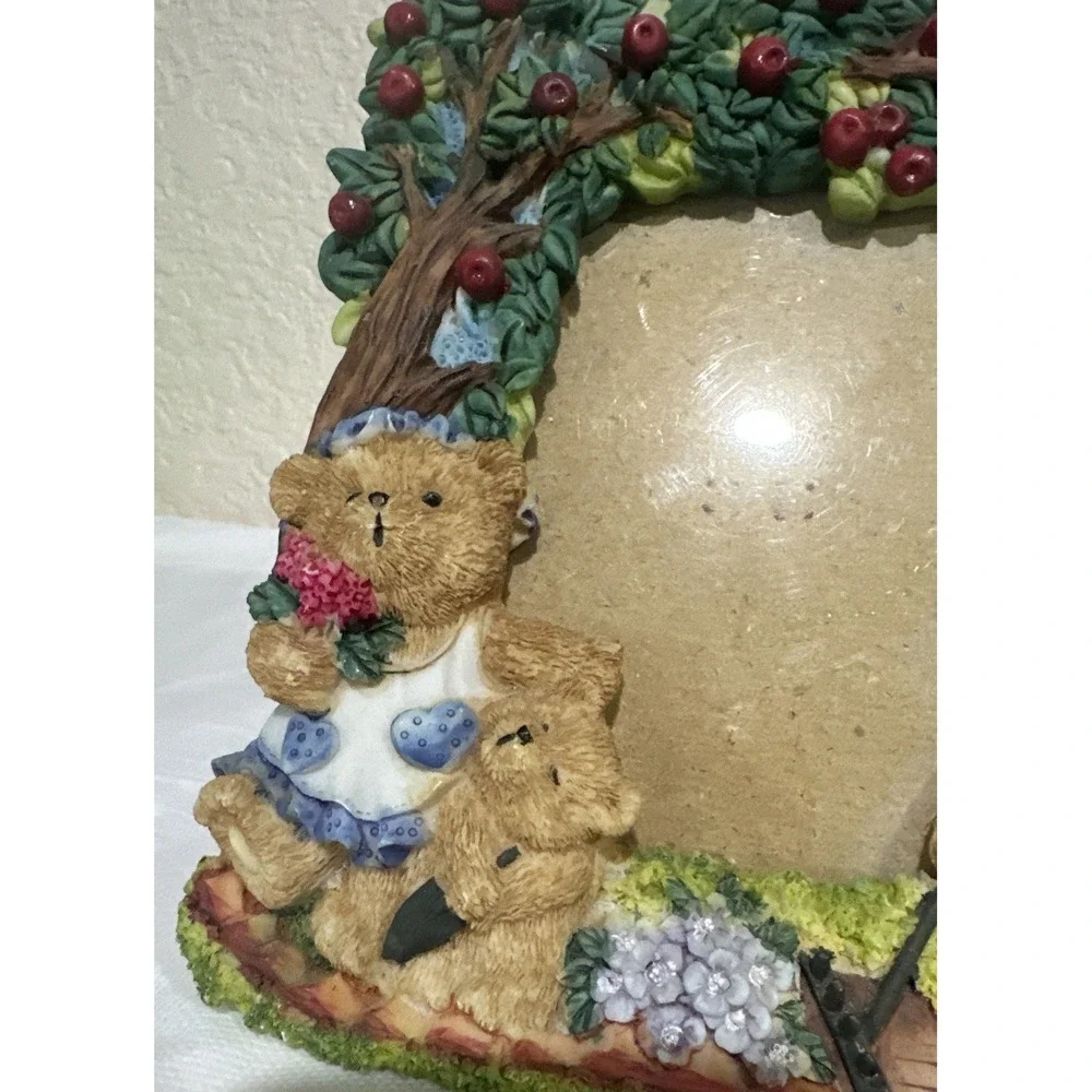 3D‎ Resin Garden Bears Picture Frame 3 1/2